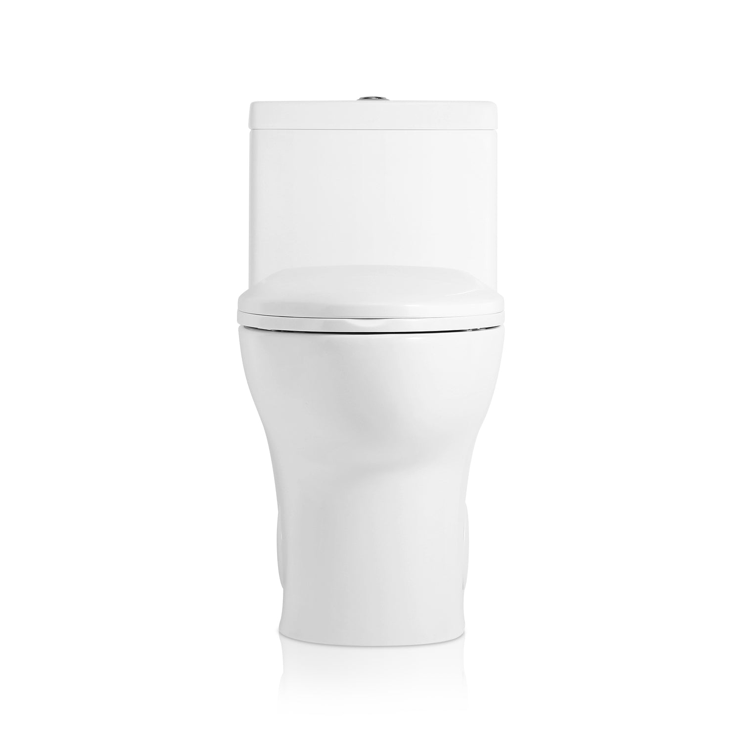 Sinber Cotton White One Piece Modern Design Bathroom Toilet With Dual Flush (Style 1)