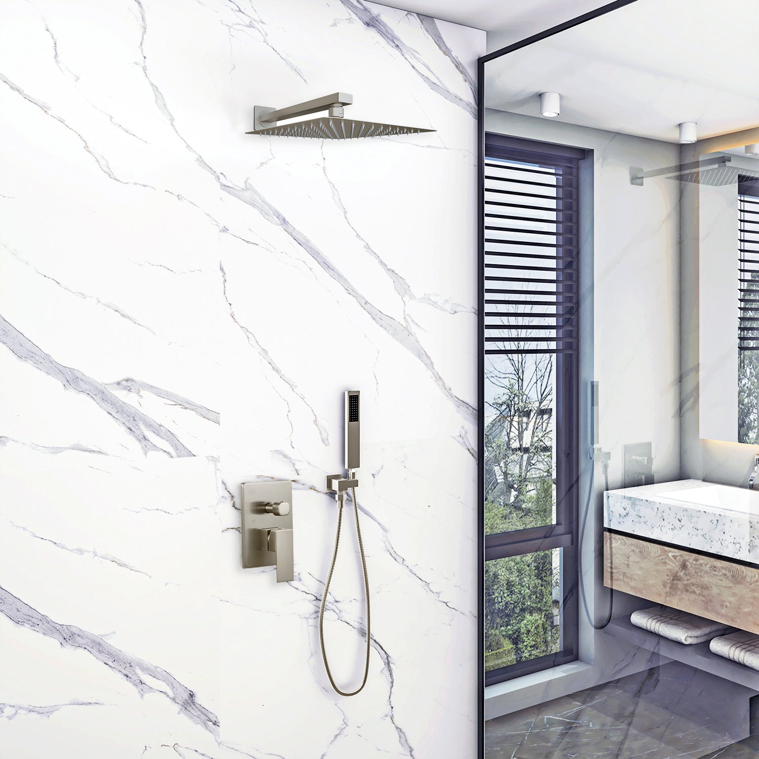 Sinber Rainfall Dual Shower Head