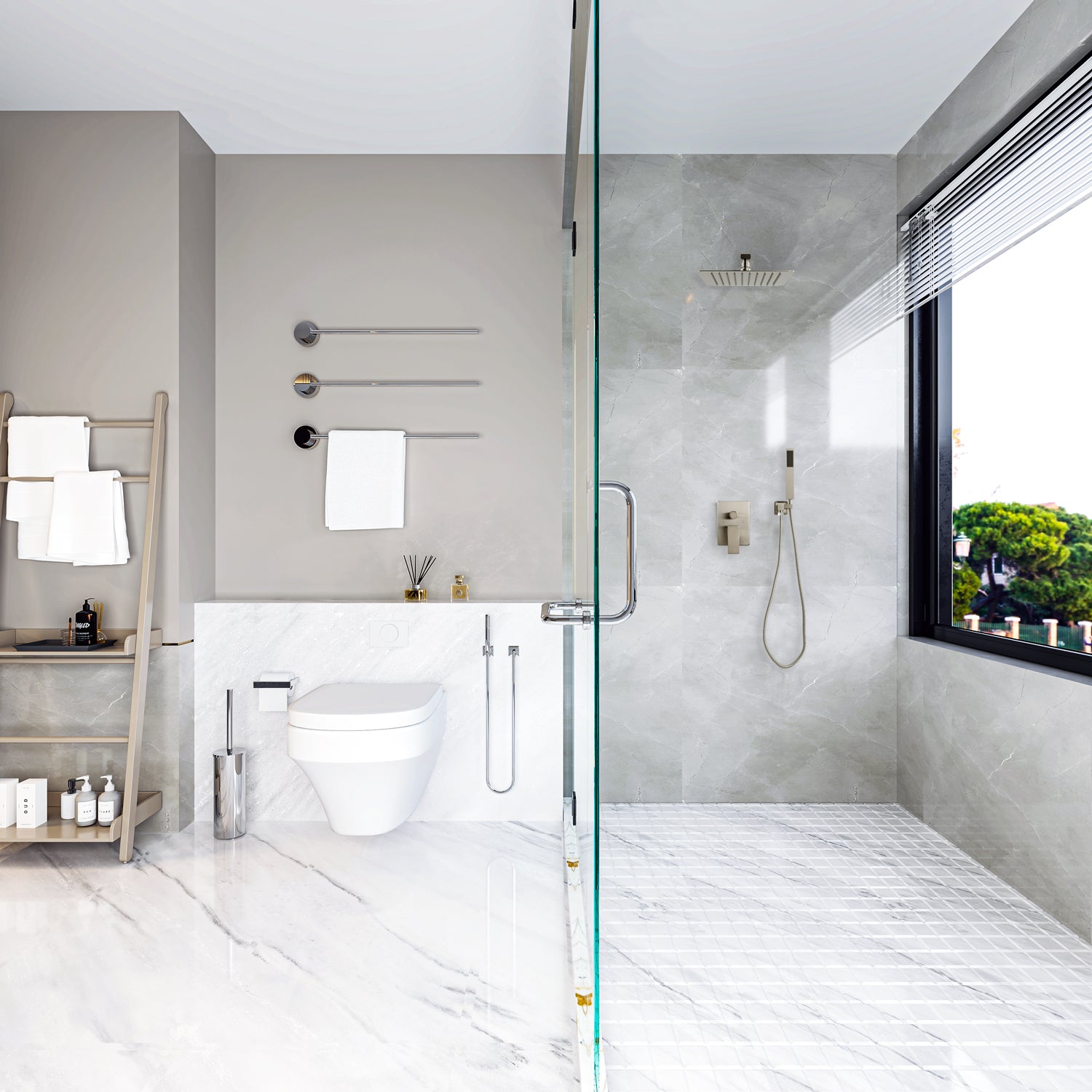 Sinber Rainfall Dual Shower Head