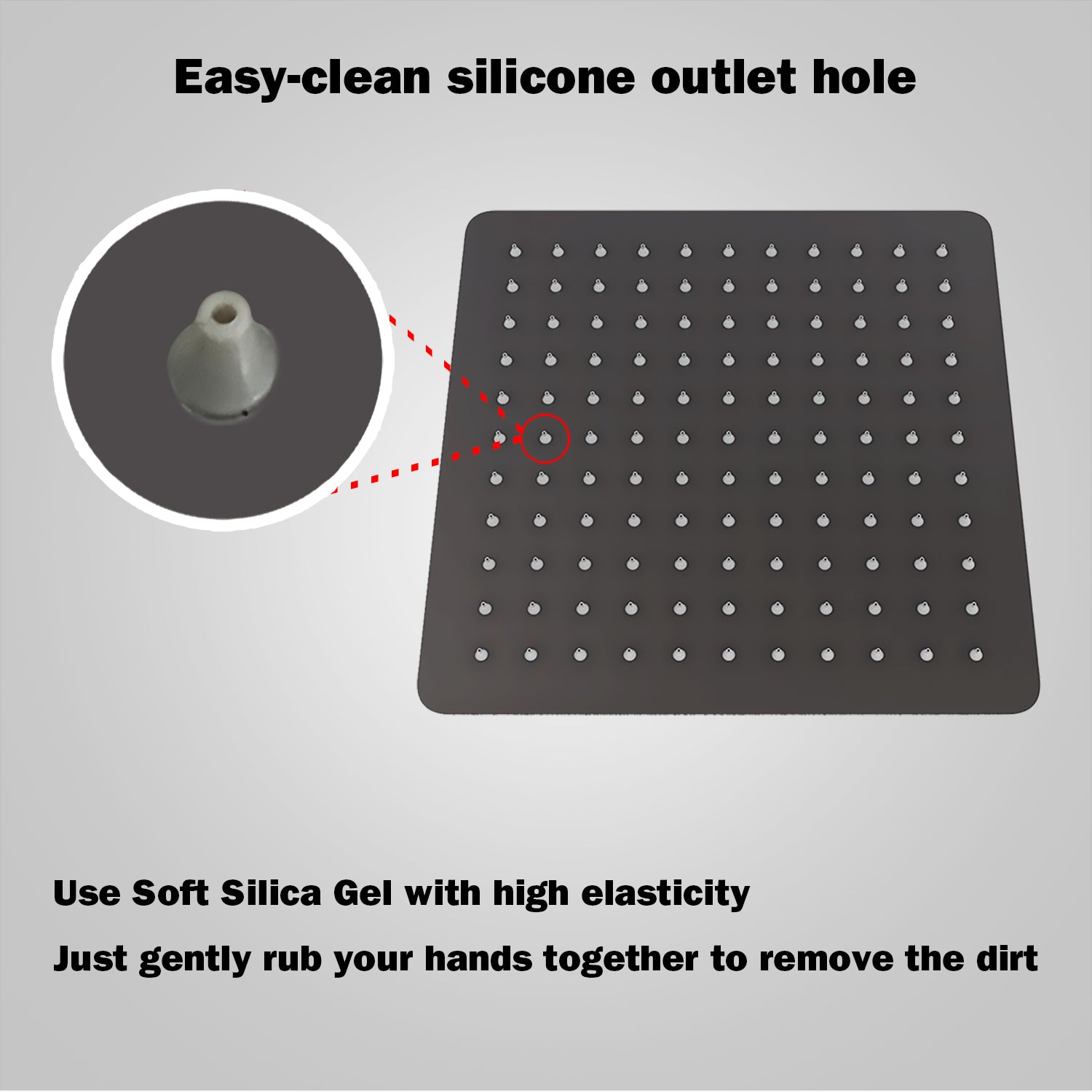 High Pressure Adjustable Rain Shower Head