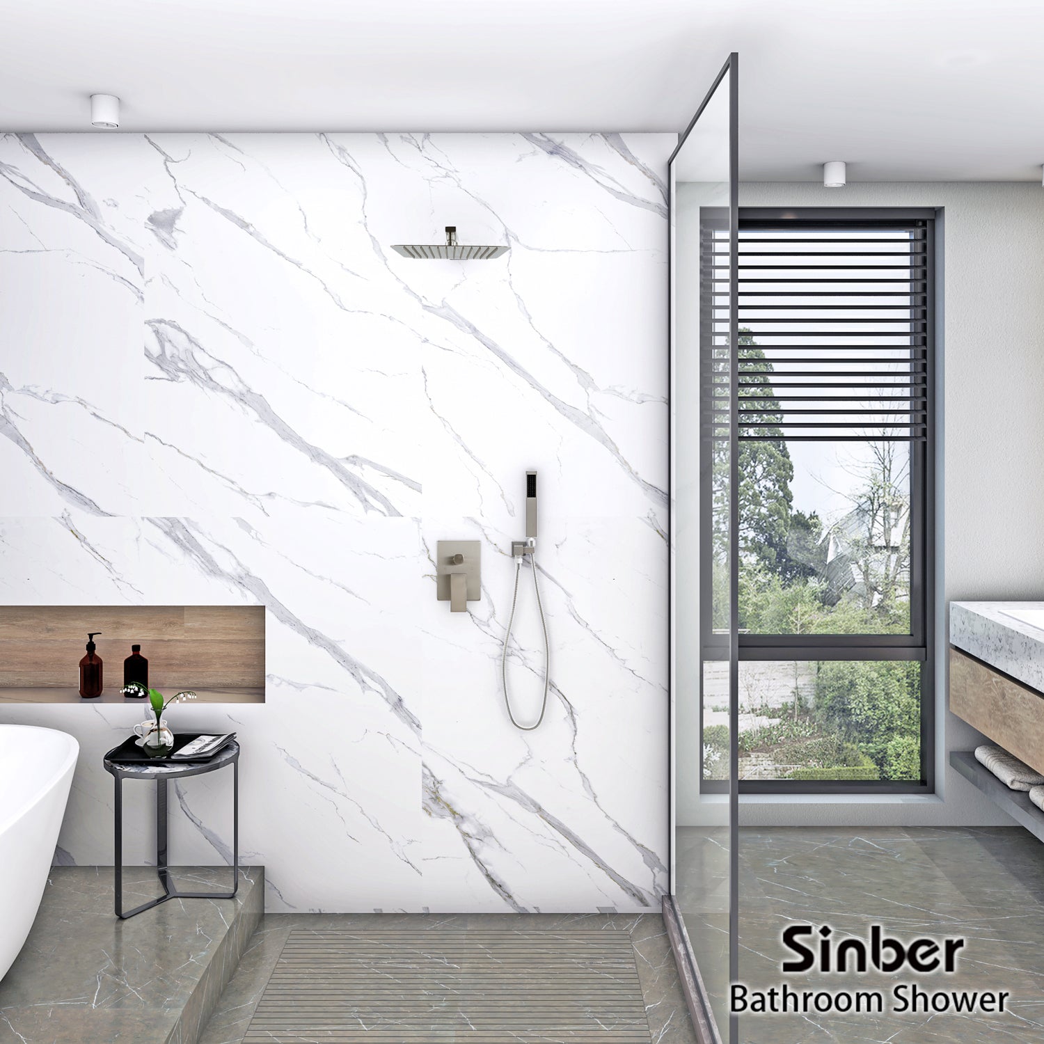 Sinber Rainfall Dual Shower Head