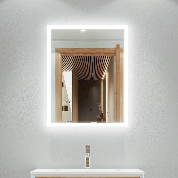Sinber Wall Mounted Makeup LED Bathroom Vanity Mirror with Lights Backlit and Anti-Fog (Style 3)