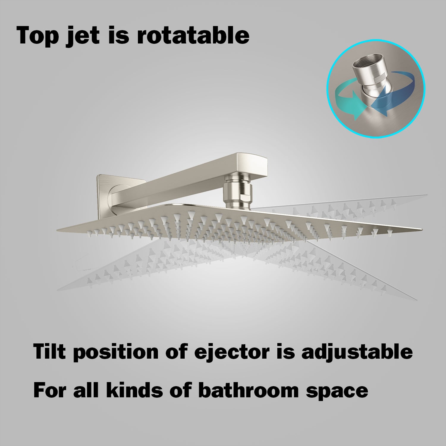 Sinber Rainfall Dual Shower Head