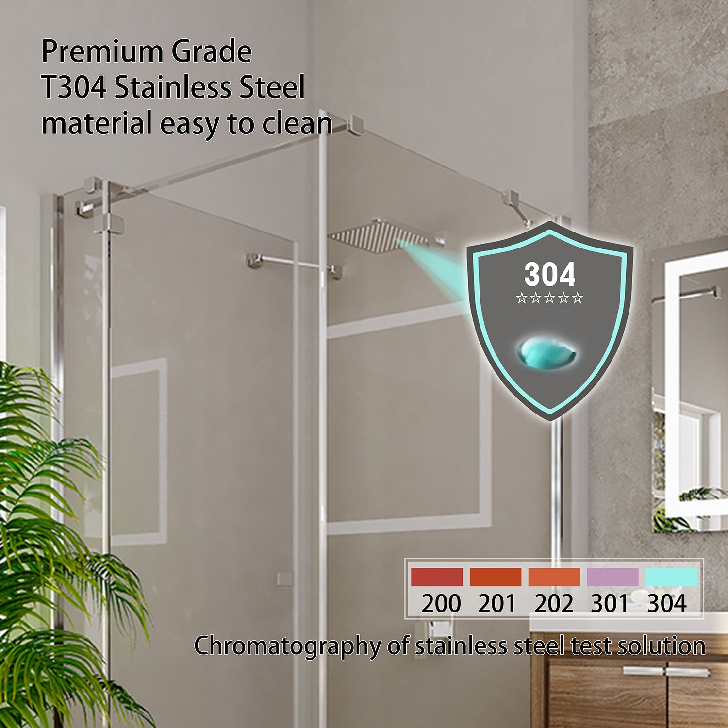 High Pressure Adjustable Rain Shower Head
