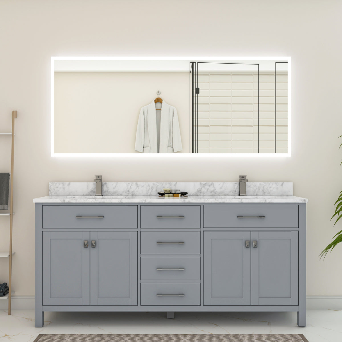 4 Soft Closing Doors and 4 Full Extension Dovetail Cabinet Drawer(Style 1)