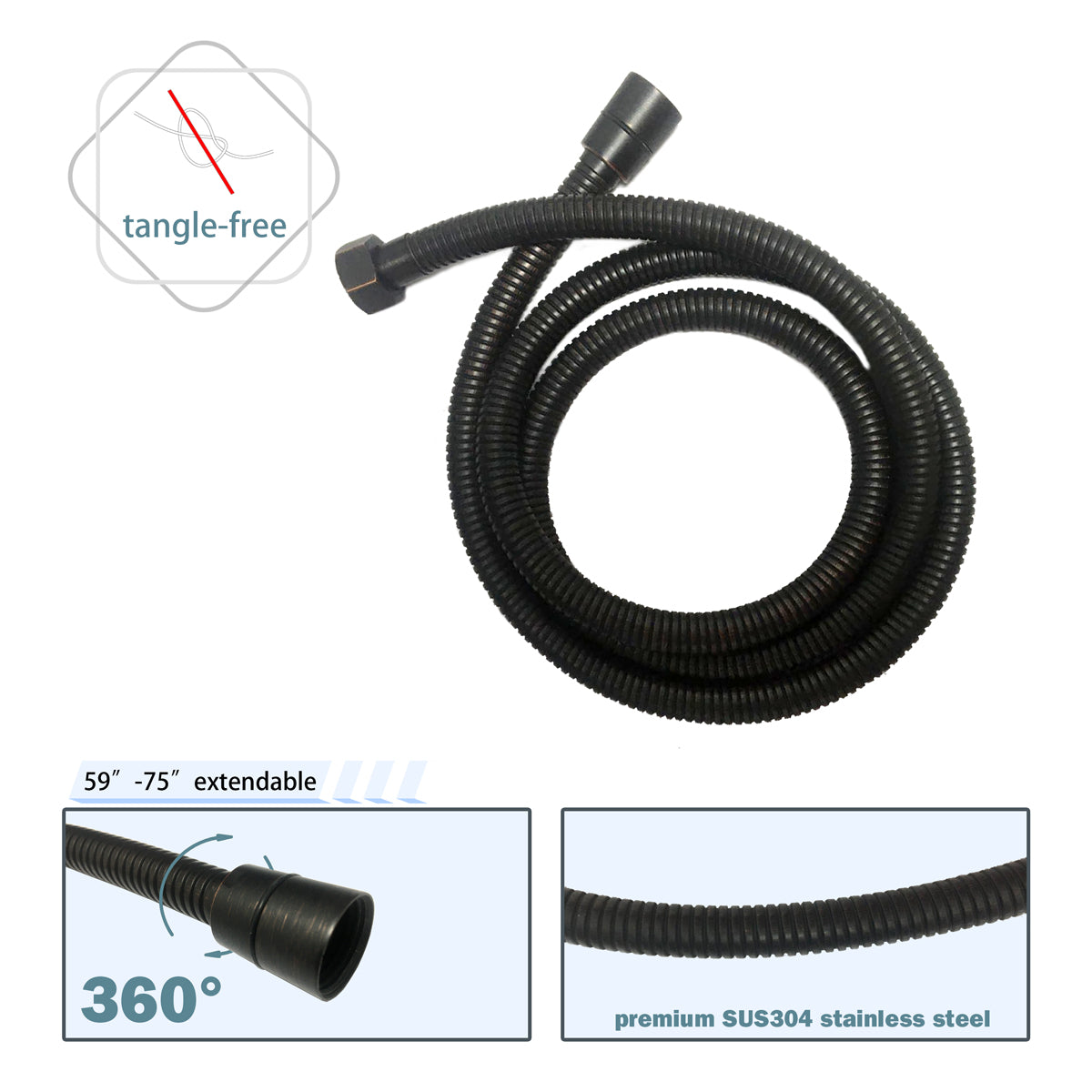 High Pressure Adjustable Rain Shower Head