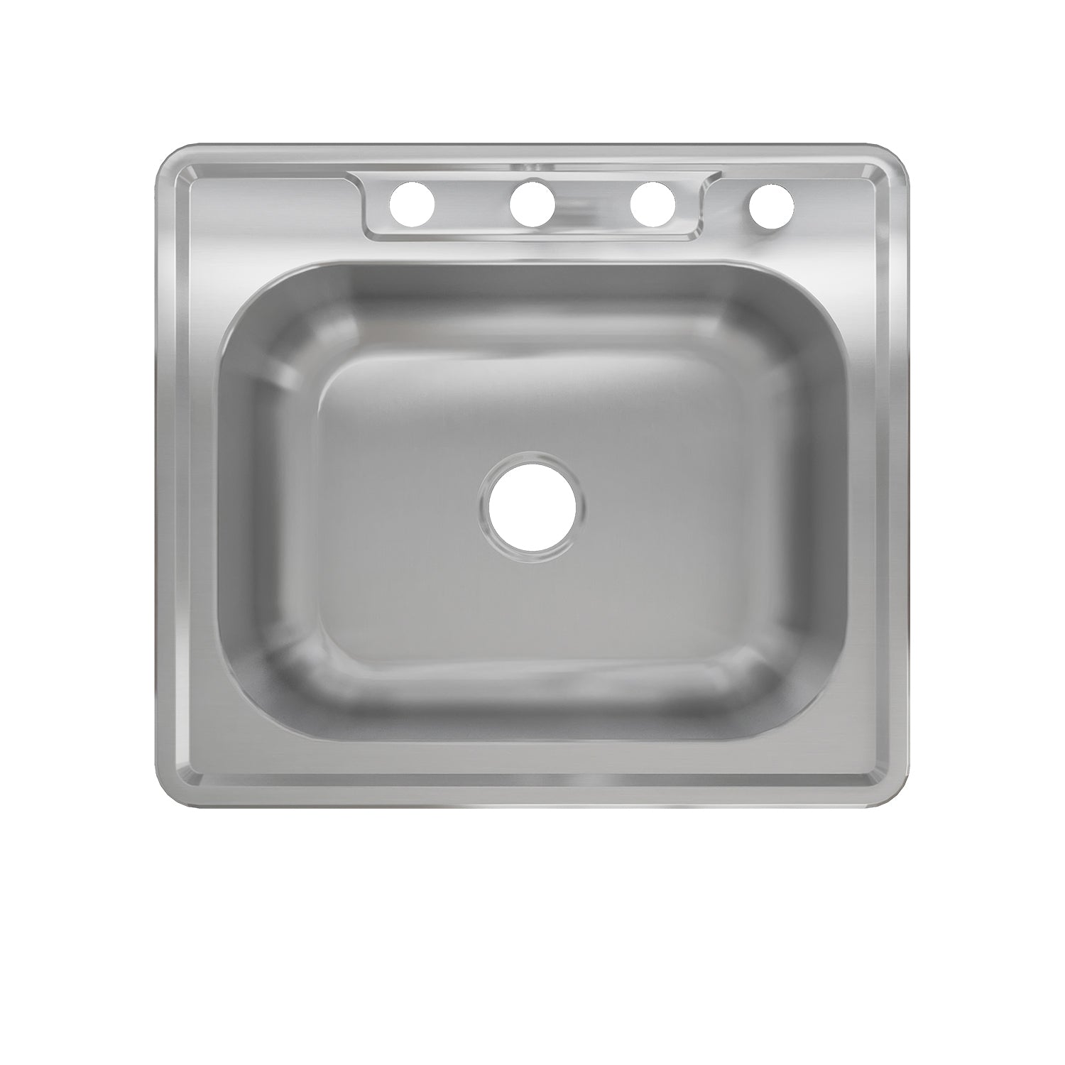 Sinber 25" Drop in Singel Bowl 304 Stainless Steel Kitchen Sink