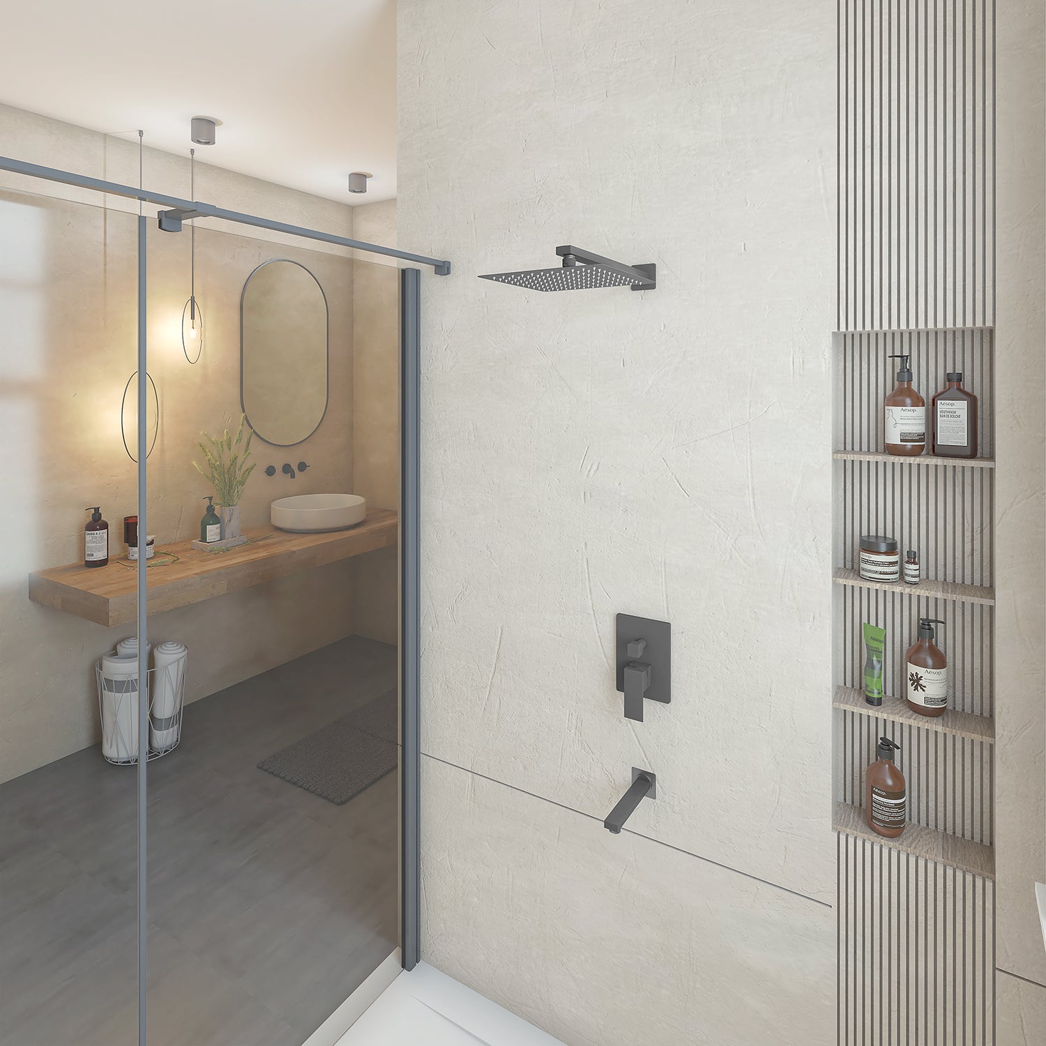 High Pressure Adjustable Rain Shower Head